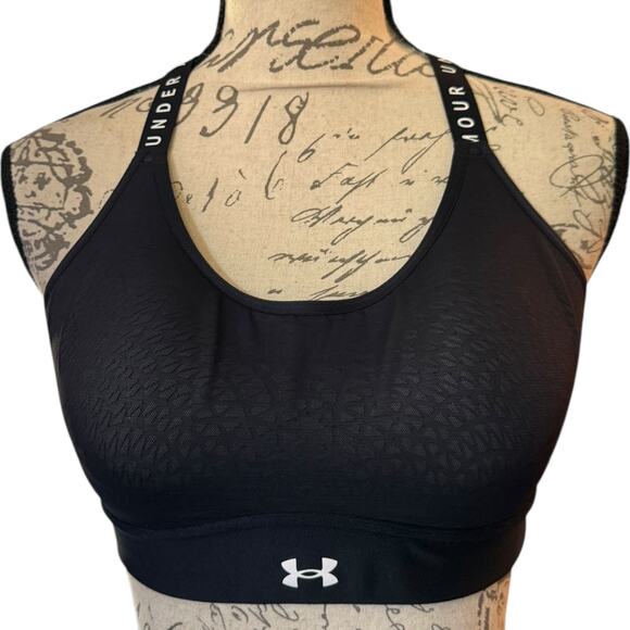 Under Armour UA Infinity 2.0 High Textured Sports Bra Size Medium - Picture 1 of 2